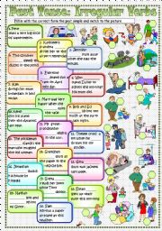 English Worksheet: PAST SIMPLE: IRREGULAR VERBS B/W & KEY