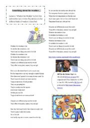 English Worksheet: Something about Weather