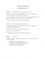 English Worksheet: topics for conversation club