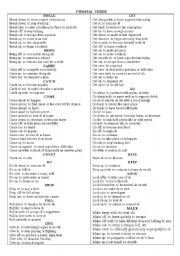 English Worksheet: Phrasal Verbs