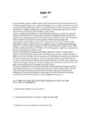 English Worksheet: Teens world