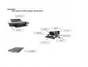 English worksheet: parts of computer