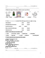 English worksheet: exam smart choice 3