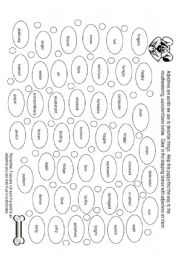 English Worksheet: adjectives 