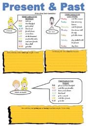English Worksheet: Present and Past Simple