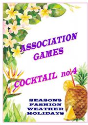 English Worksheet: ASSOCIATION GAMES - COCKTAIL NO.4