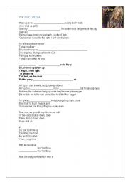 English Worksheet: TIK TOK by KESHA