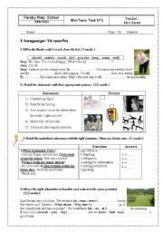 English Worksheet: Beginners New Headway