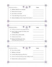 English Worksheet: SUPERSTITIONS Discussion