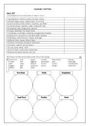 English Worksheet: writing