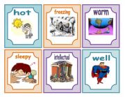 English Worksheet: Feelings flashcards part 2(13.07.2011) 