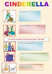 English Worksheet: two minutes classics / cinderella story