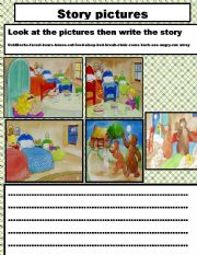 English Worksheet: story pictures