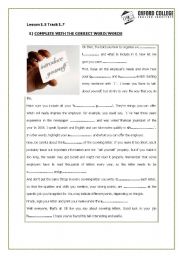 English Worksheet: LANGUAGE LEADER- UNIT 1- LISTENING