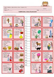 English Worksheet: comparative form of adjectives