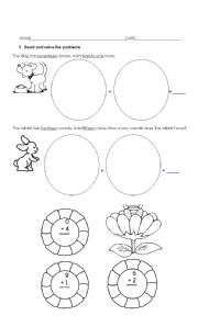 English Worksheet: Math problem for kids
