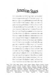 American States (word search)
