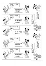 English Worksheet: second part of whats your name? 