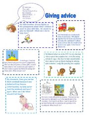 English Worksheet: Giving advice