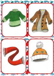 Winter Clothes Worksheets