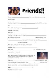 English Worksheet:  FRIENDS  -  Ross gets TAN