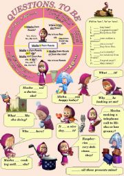 English Worksheet: QUESTIONS. TO BE