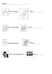 English worksheet: HIS / HER