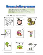 English worksheet: Demonstrativ Pronouns