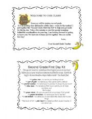 English Worksheet: Welcome to our Class Lucky Charms