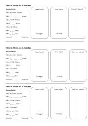 English worksheet: Mr. Marvel!