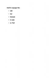 English worksheet: Sensible Precautions