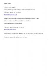 English Worksheet: search