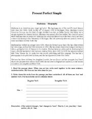 English Worksheet: Present Perfect Simple