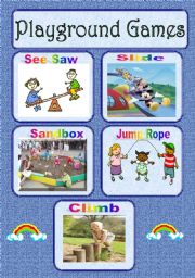 Playground flash -cards