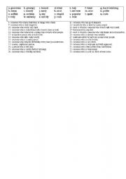 English Worksheet: Personality