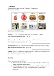 English Worksheet: Quantity