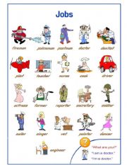 English Worksheet: Jobs