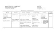 English worksheet: annual plan