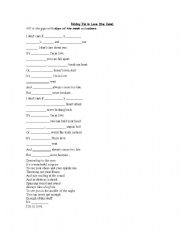 English worksheet: Listen and complete the song 