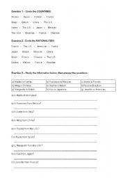 English Worksheet: Verb to be - short answers
