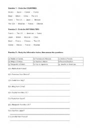 English worksheet: Verb to be - short answers