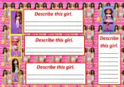 English Worksheet: describe only the girls.