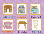 English Worksheet: furniture