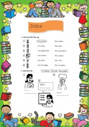 English Worksheet: Jobs activities