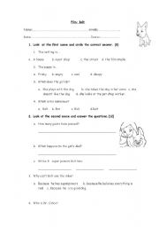 English worksheet: Bolt 