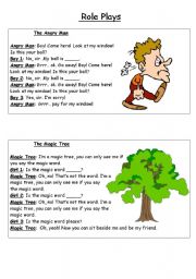English Worksheet: Role Plays