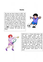 English Worksheet: reading 