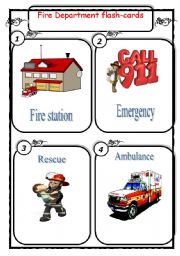 English Worksheet: Fire department