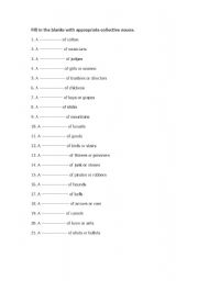 English Worksheet: Noun