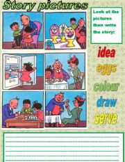 English Worksheet: story pictures